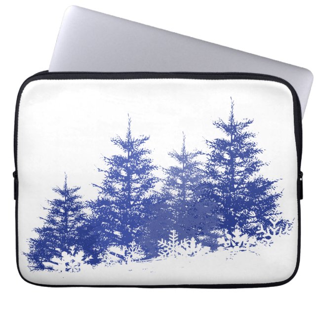 Winterlandschaft Laptopschutzhülle (Vorderseite)