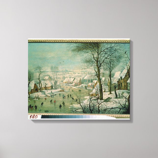 Winterlandschaft Leinwanddruck (Vorderseite)