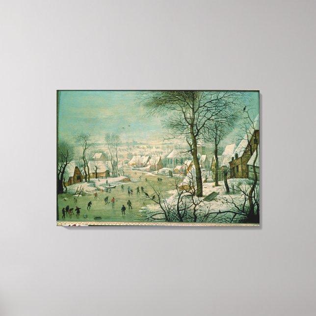 Winterlandschaft Leinwanddruck (Vorderseite)