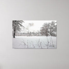 Winterlandschaft Leinwanddruck