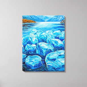 Winterlandschaft Leinwanddruck