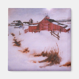 Winterlandschaft Magnet
