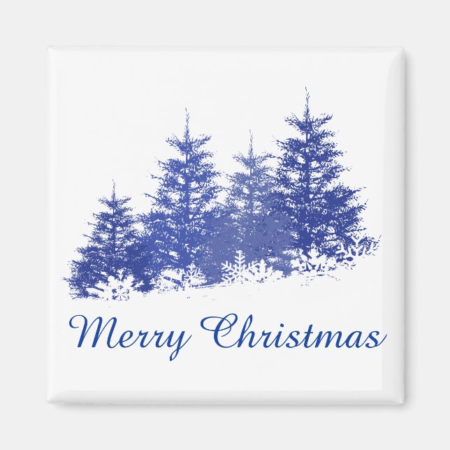 Winterlandschaft Magnet (Vorne)