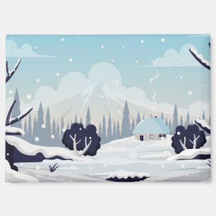 Winterlandschaft Magnet