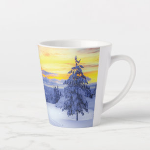 Winterlandschaft Milchtasse