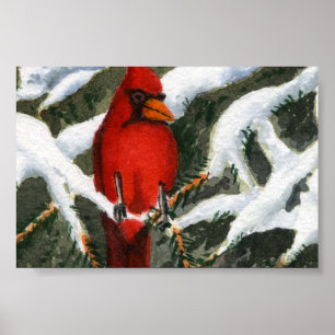 Winterlandschaft Mini-Poster Poster