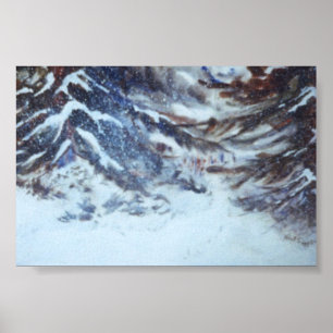 Winterlandschaft Mini-Poster Poster