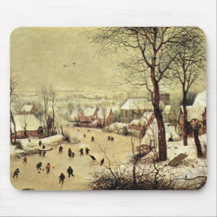 Winterlandschaft mit Skatern durch Pieter Bruegel Mousepad