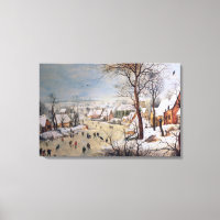 Winterlandschaft mit Vogelfalle, 1601
