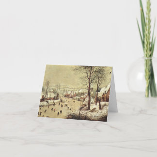 Winterlandschaft mit Vogelfallen - 1565 Karte