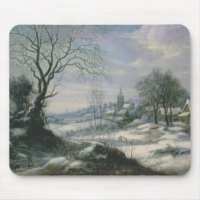 Winterlandschaft Mousepad (Vorne)
