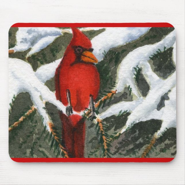 Winterlandschaft Mousepad (Vorne)