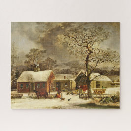 Winterlandschaft, New Haven, Connecticut Puzzle