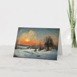 Winterlandschaft Nr. 1 Blank 5" x 7" Grußkarte Karte