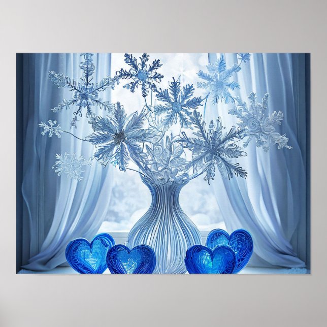 Winterlandschaft Poster (Vorne)