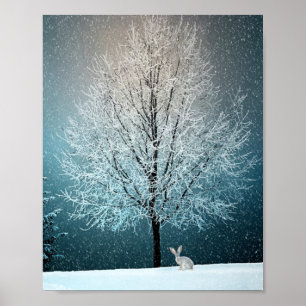 Winterlandschaft Poster