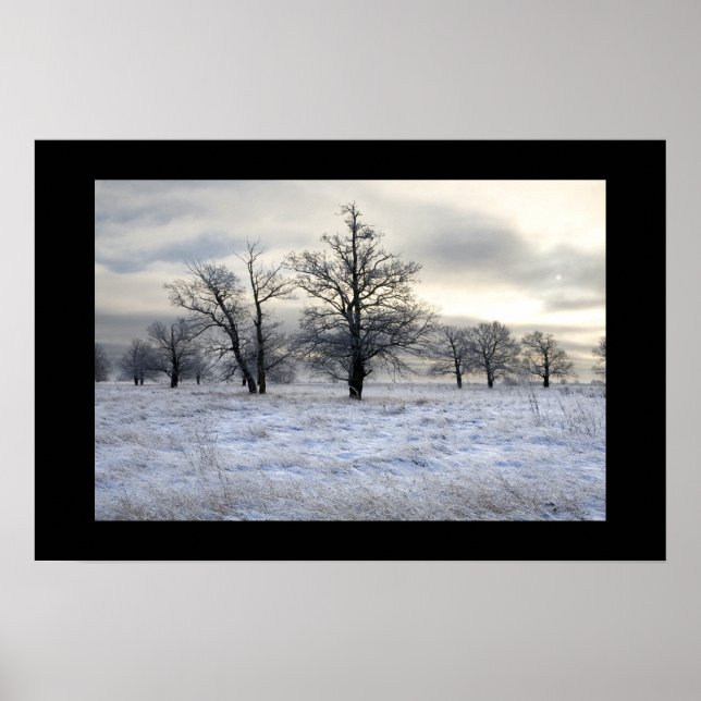 Winterlandschaft Poster (Vorne)