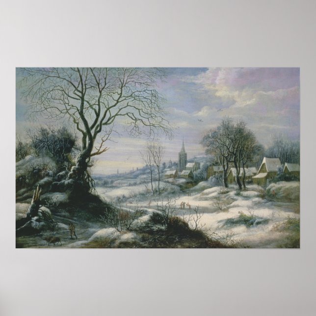 Winterlandschaft Poster (Vorne)