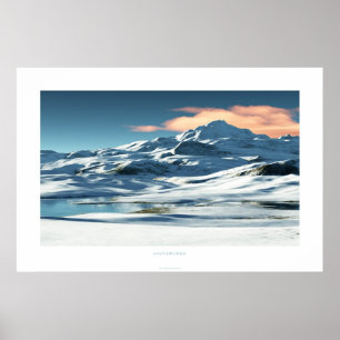 Winterlandschaft Poster