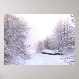 Winterlandschaft Poster