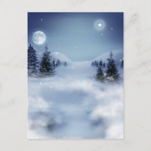 Winterlandschaft Postkarte