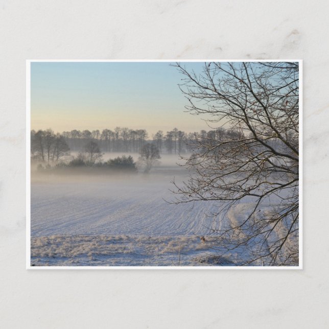 Winterlandschaft Postkarte (Vorderseite)