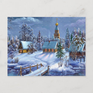 Winterlandschaft Postkarte
