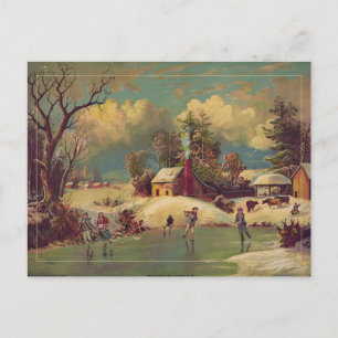 Winterlandschaft Postkarte