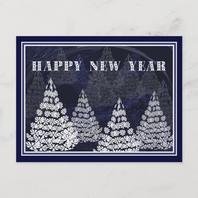 Winterlandschaft! Postkarte (Vorderseite)