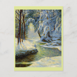 Winterlandschaft, Postkarte