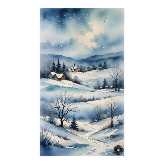 Winterlandschaft Print Fotodruck