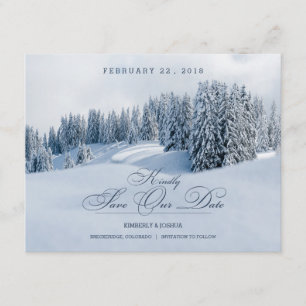 Winterlandschaft Save the Date