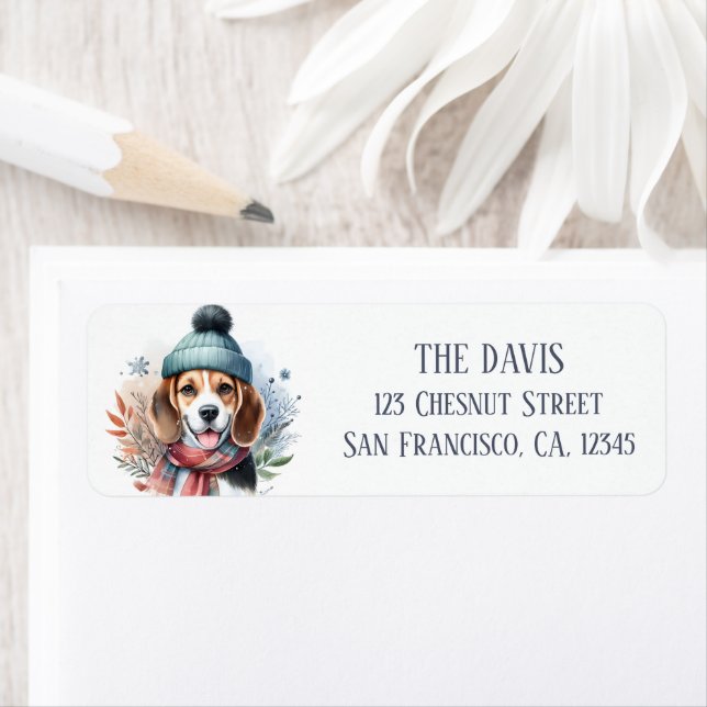 Winterlandschaft Scarf Beagle - (Insitu)