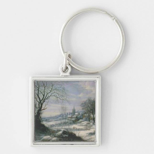 Winterlandschaft Schlüsselanhänger (Vorne)