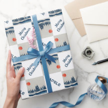 Winterlandschaft Snowy Forest Moon Weihnachten