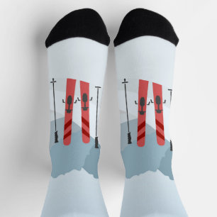 Winterlandschaft Socken