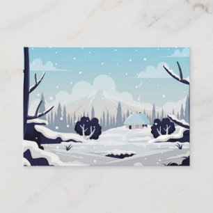 Winterlandschaft Visitenkarte