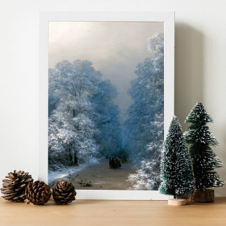 Winterlandschaft von Ivan Aivazovsky Poster