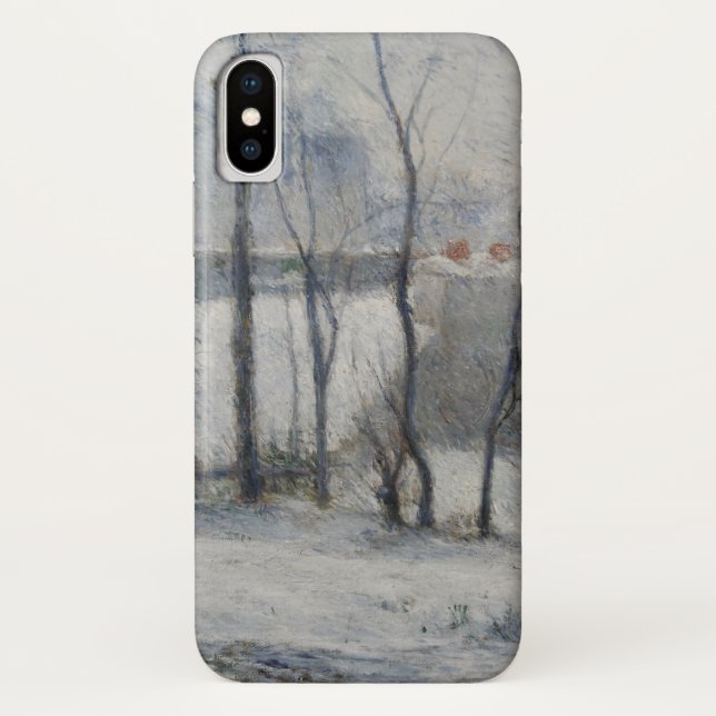 Winterlandschaft (von Paul Gaugin) Case-Mate iPhone Hülle (Rückseite)