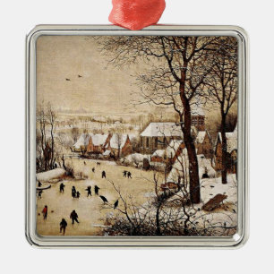 Winterlandschaft von Pieter Bruegel the Elder, Ornament Aus Metall