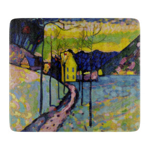 Winterlandschaft von Wassily Kandinsky Schneidebrett