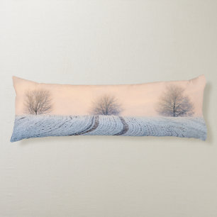 Winterlandschaften mit Hoarfrost - Seitenschläferkissen
