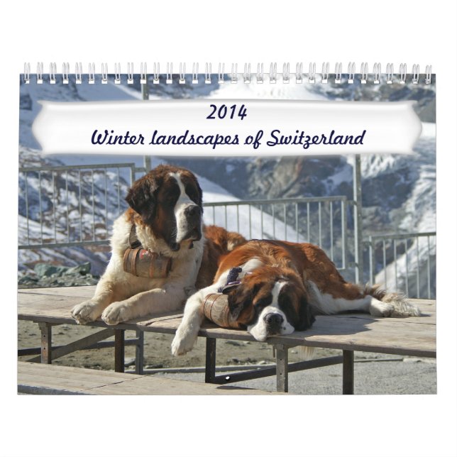 Winterlandschaften von der Schweiz Kalender (Titelbild)