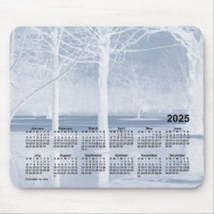 Winterlandschaftskalender 2025 von Janz Mouse Pad Mousepad