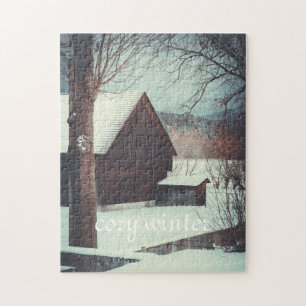 Winterlandschaftsposter Puzzle