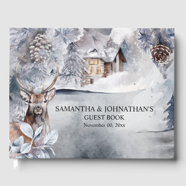 Winterlandschrei-Waldhütte Gästebuch (Vorderseite)