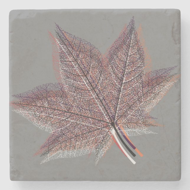 Winterleaf Steinuntersetzer (Vorderseite)