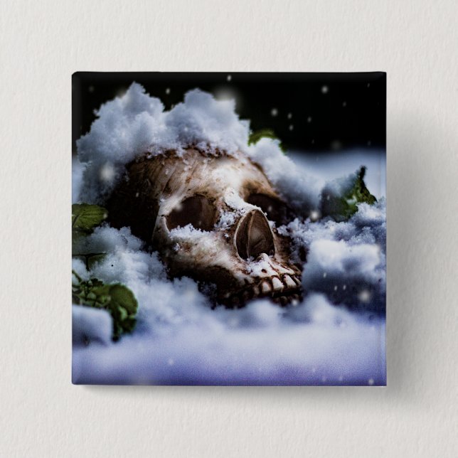 Winterleben IV Button (Vorderseite)