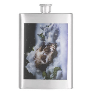 Winterleben IV Flachmann