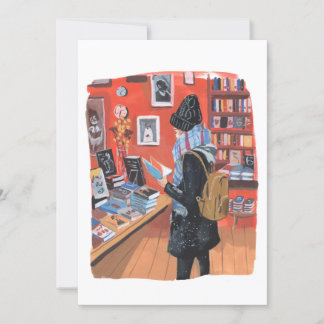 Winterlesen im NYC Bookstore Einladung